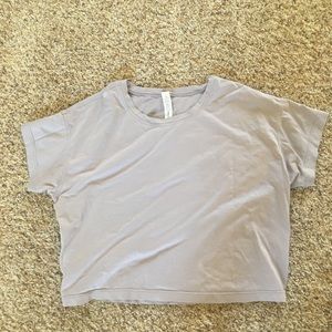 Cates Crop Tee Lululemon Size 4
